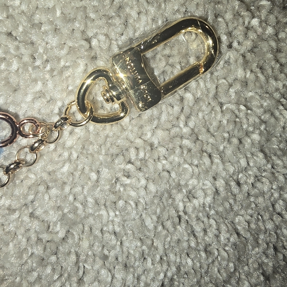 LV Gold and Silver Charm Keychain - Picture 2 of 11
